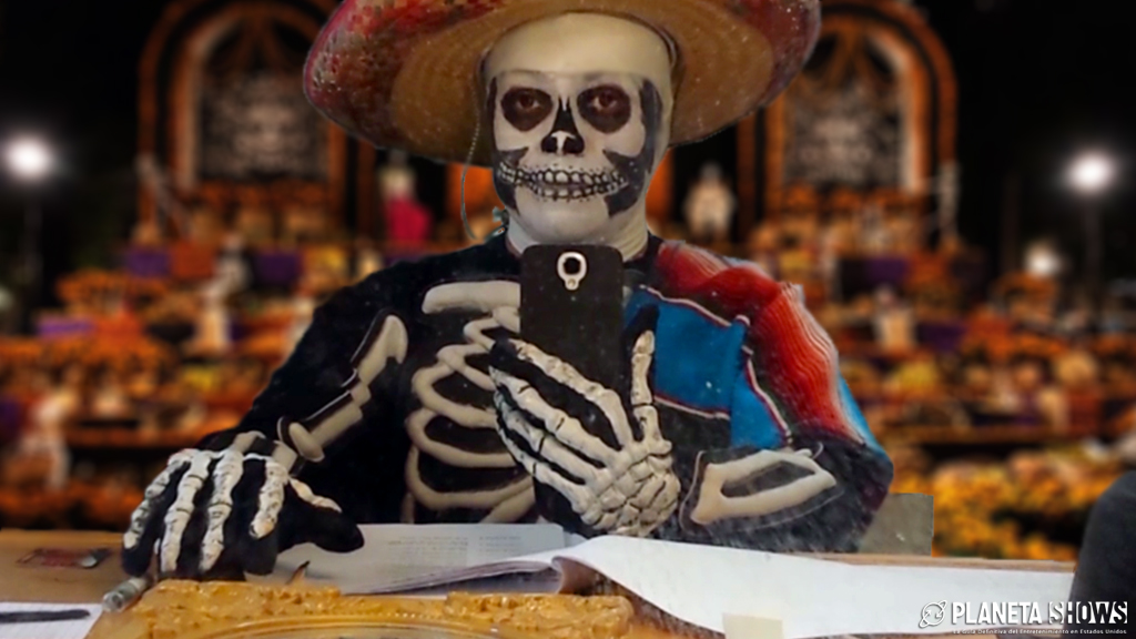 Actor Mario Ramírez en Día de Muertos