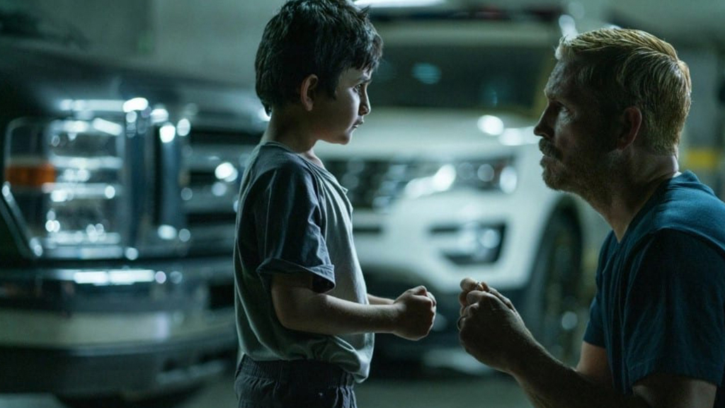 Niño rescatado por el agente Tim Ballard - película:Sonido de libertad