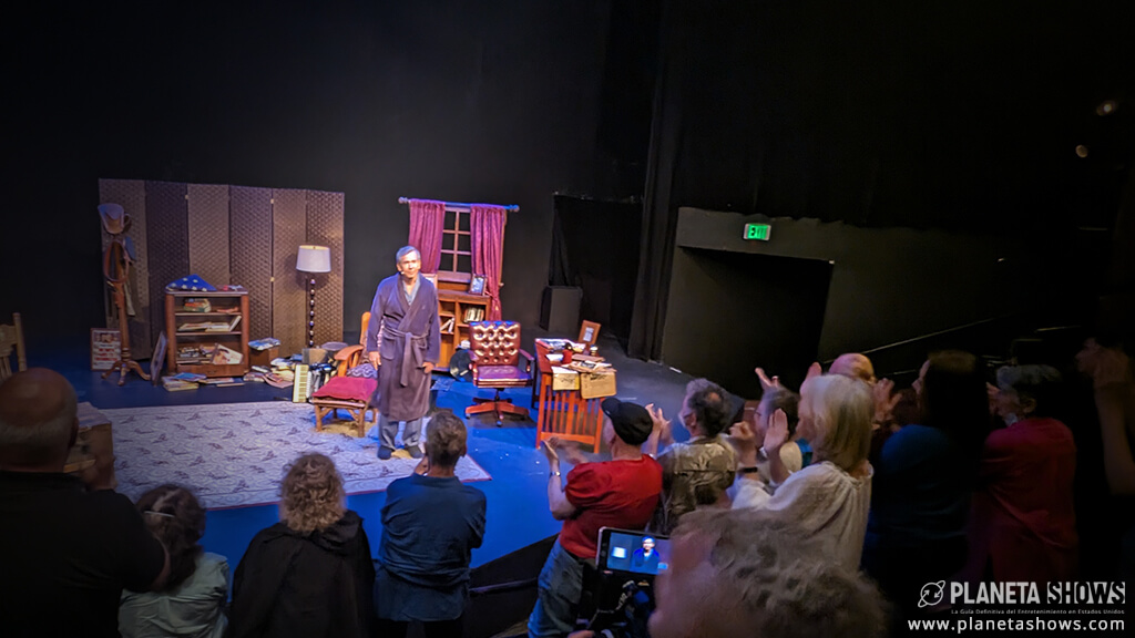 On_Stage_the_actor_Steve_Nevil_in_the_play_The_Return_of_Jimmy Stewart_1